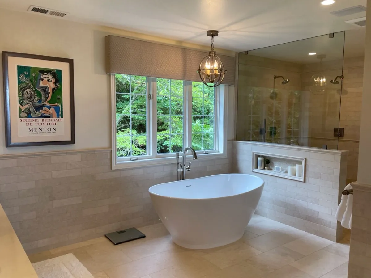 Bathroom remodel at Tall Pines in Bellevue